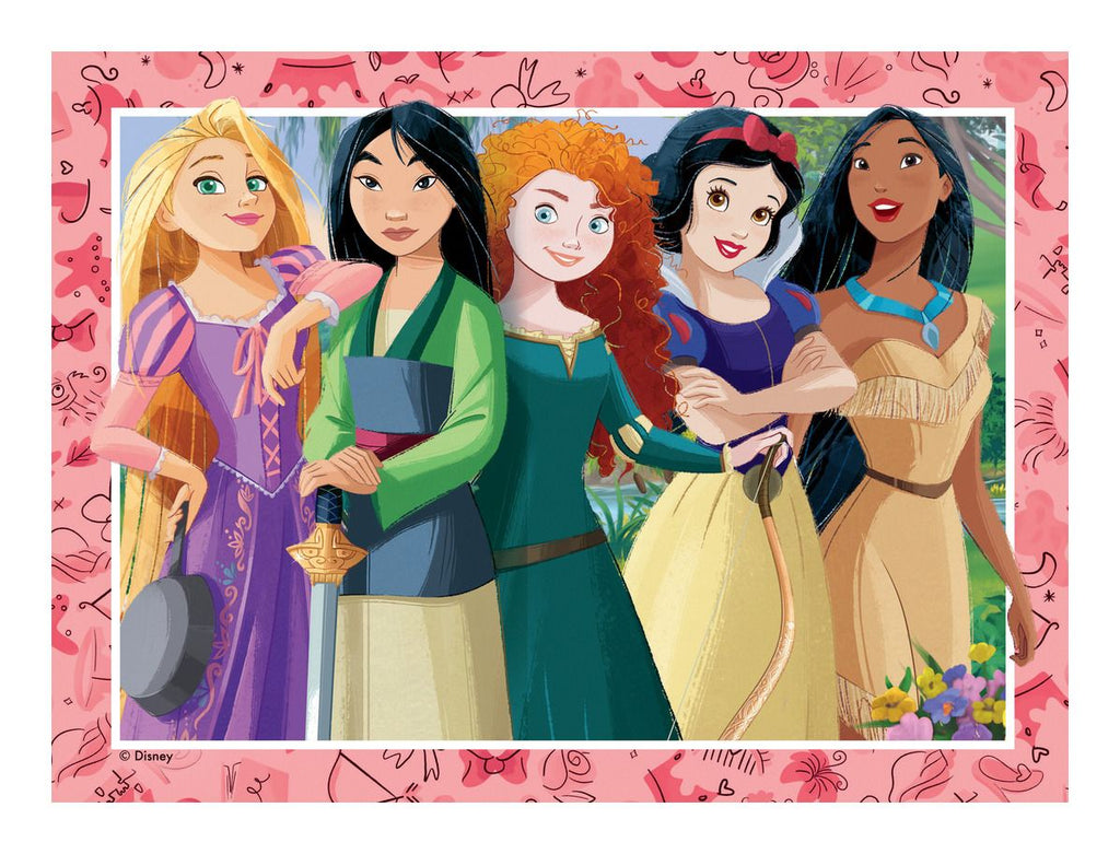 Disney Princess 4 in a Box Jigsaw Puzzle