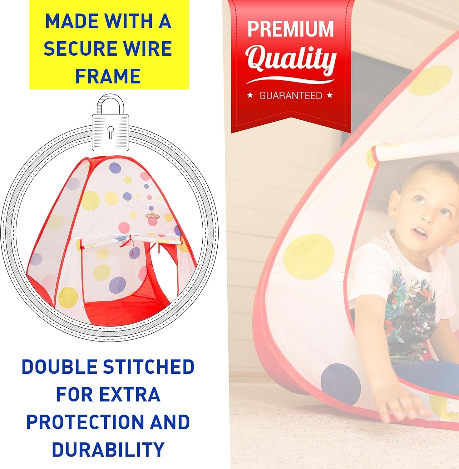 Kids Durable Popup BallPit Tent Thirty Nine Inch Indoor Outdoor