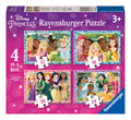 Disney Princess 4 in a Box Jigsaw Puzzle