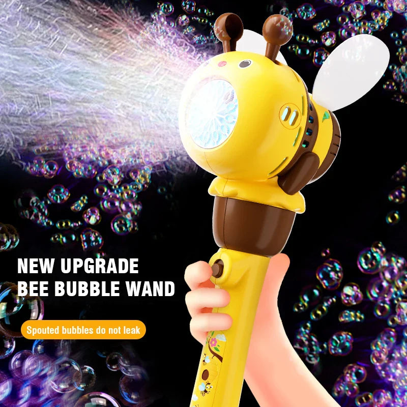 Bee Electric Bubble Gun Kids Gift Outdoor Fun