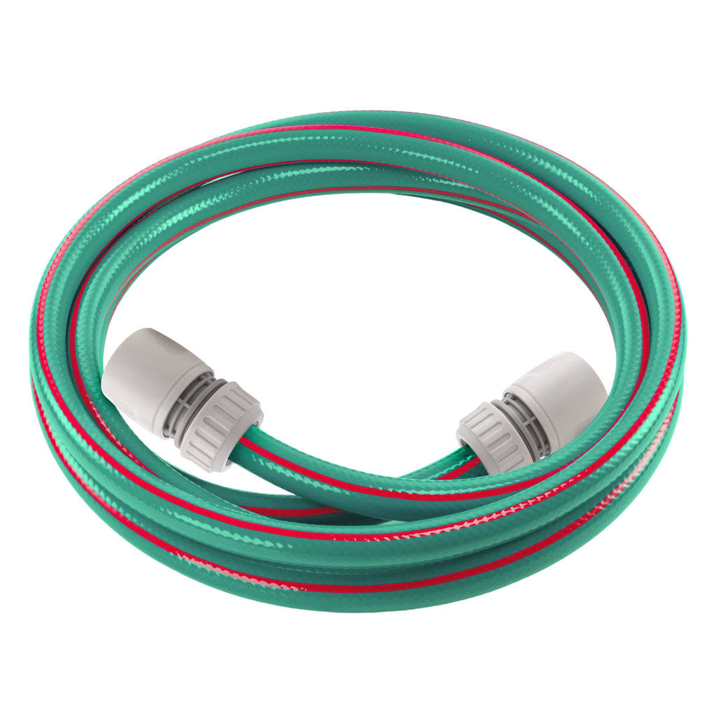 Garden Hose Set Economy Pipe (White Connectors) Water Connector Garden Watering