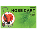 Hose Cart with Wheels for 60m 1/2in Garden Hose CW for Outdoor Hose Accessory