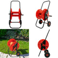 Hose Cart with Wheels for 60m 1/2in Garden Hose CW for Outdoor Hose Accessory-0
