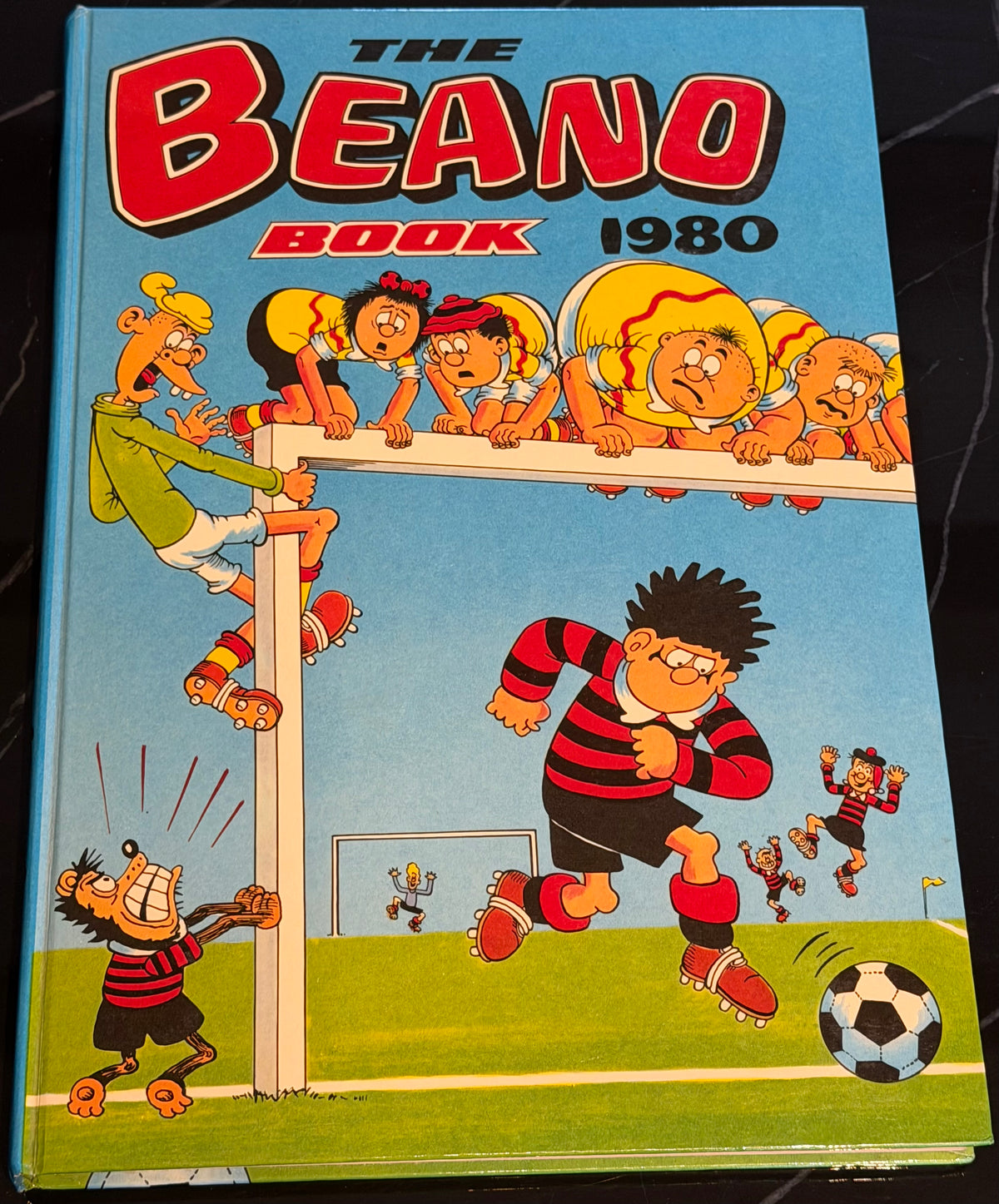 The Beano Book 1980 Vintage Comic Annual DC Thomson Football Cover Unwritten