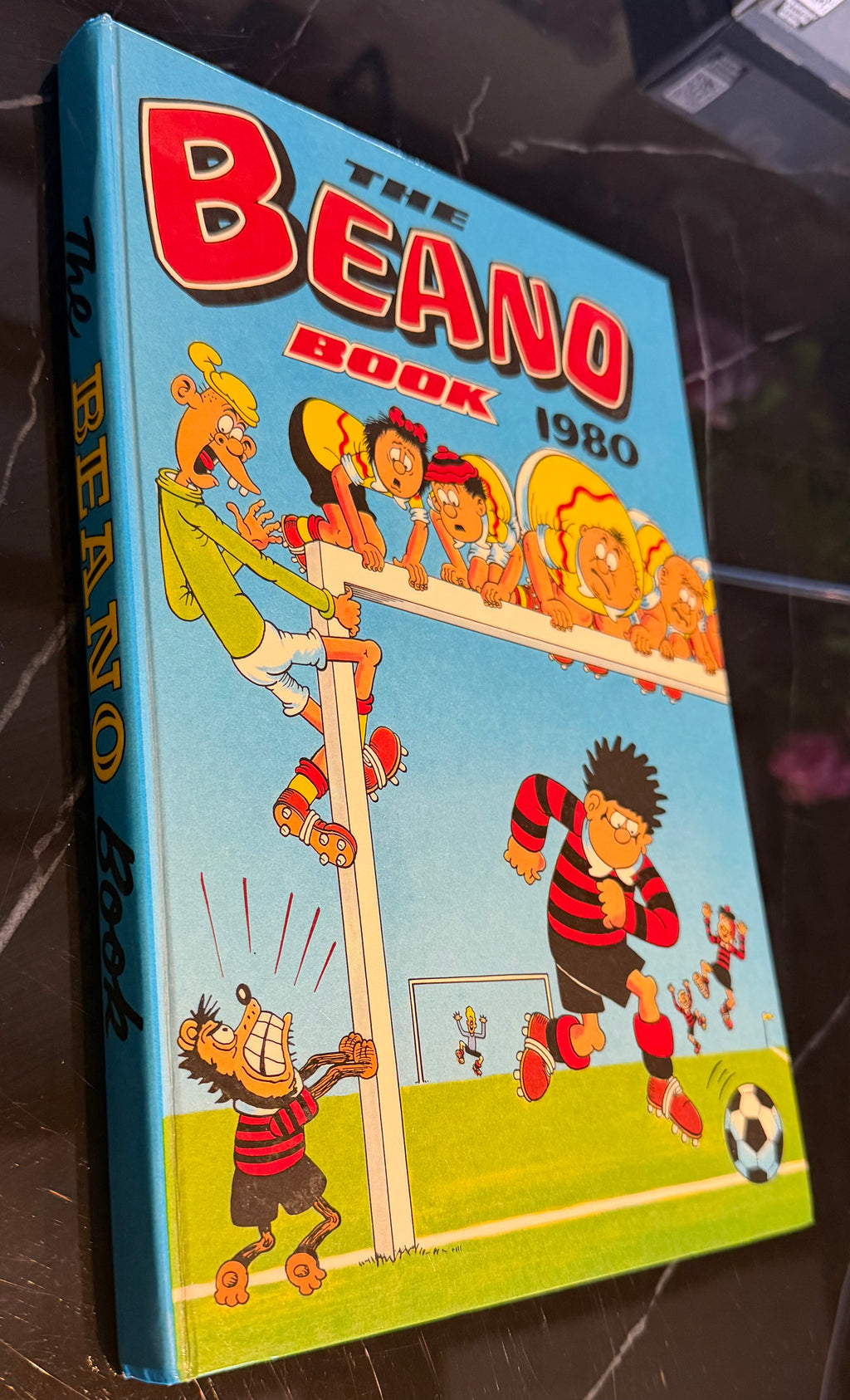 The Beano Book 1980 Vintage Comic Annual DC Thomson Football Cover Unwritten