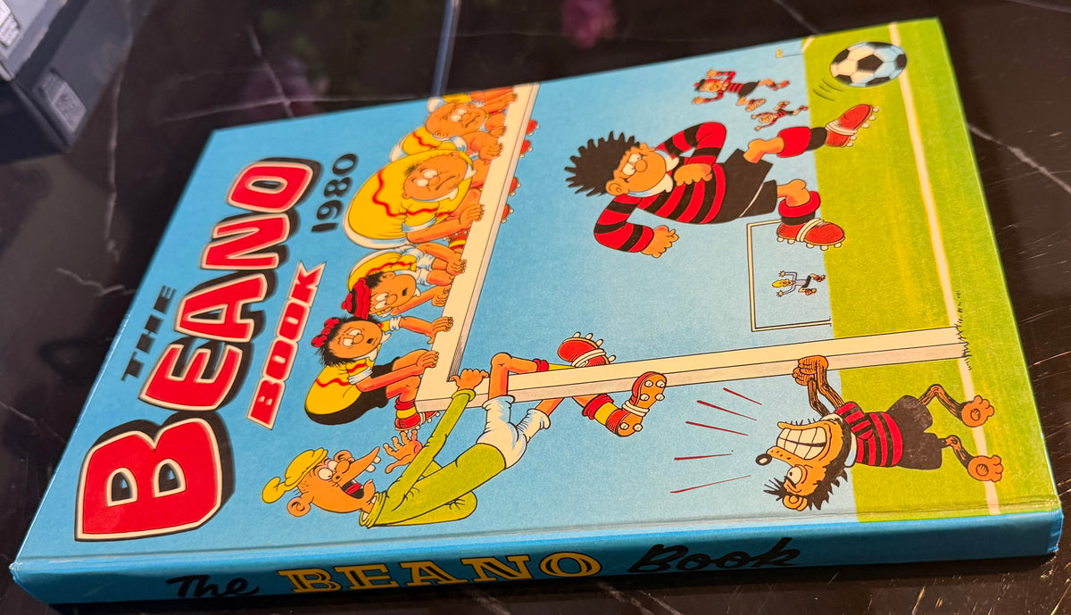The Beano Book 1980 Vintage Comic Annual DC Thomson Football Cover Unwritten