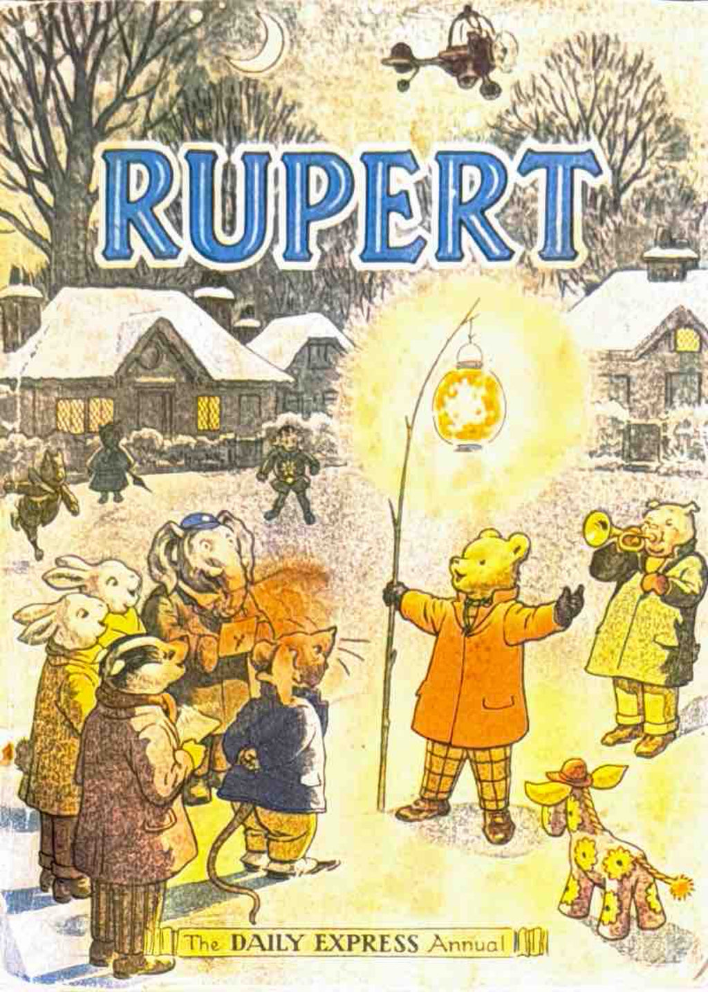 The Rupert Annual 1949 Softcover Original Alfred Bestall Post-War Comic Book