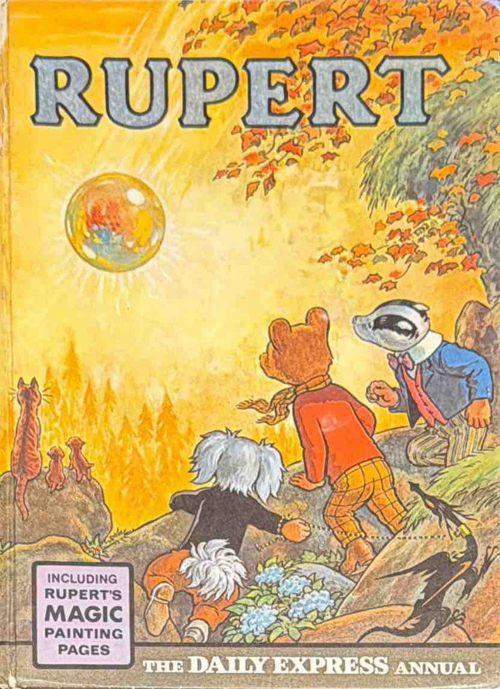 The Rupert Annual 1968 Vintage Daily Express Hardback Last Magic Painting Year