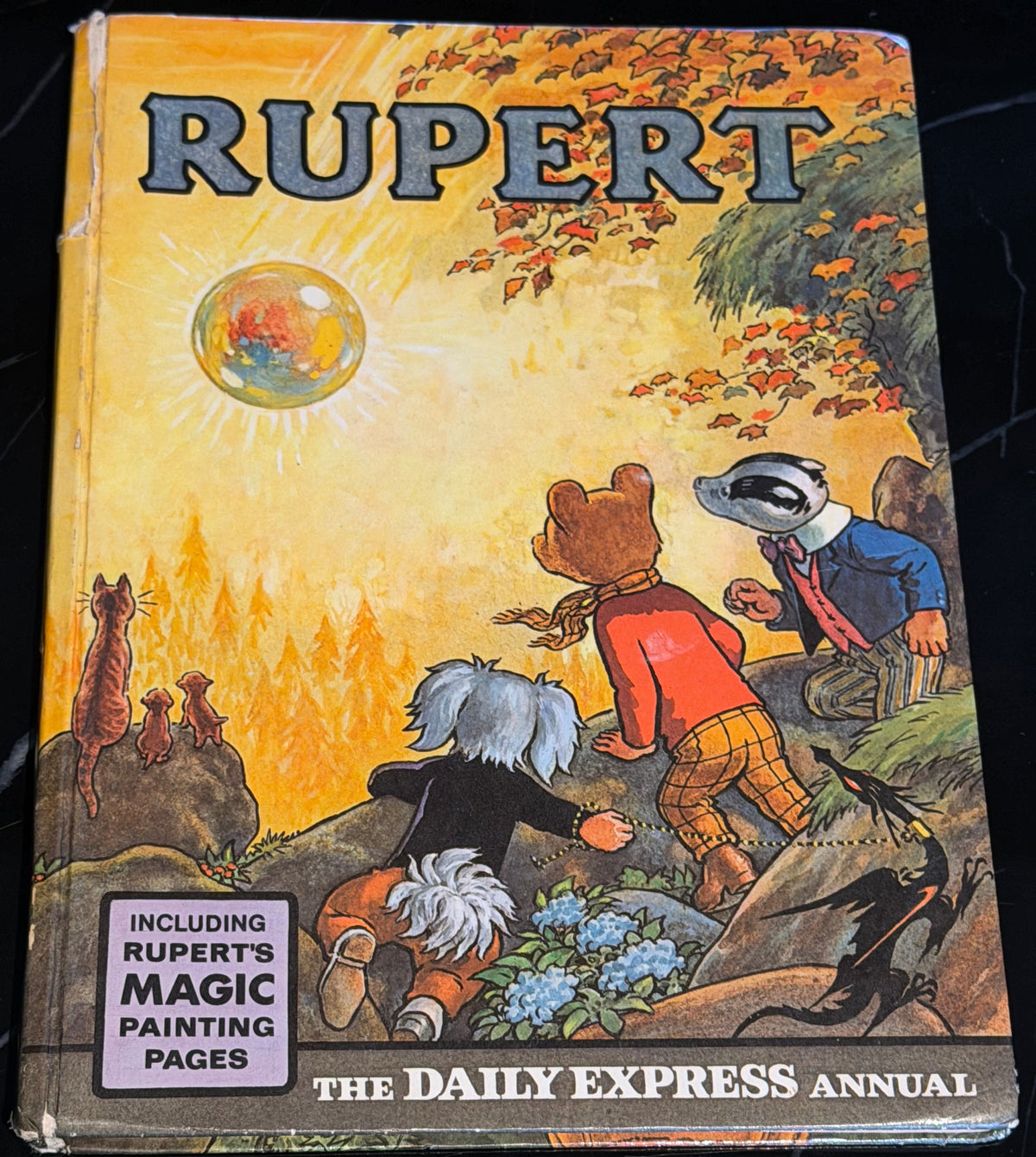 The Rupert Annual 1968 Vintage Daily Express Hardback Last Magic Painting Year