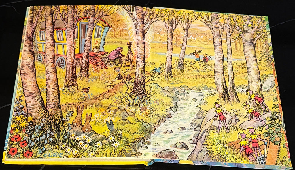 The Rupert Annual 1975 Vintage Daily Express Hardback Alex Cubie Artwork