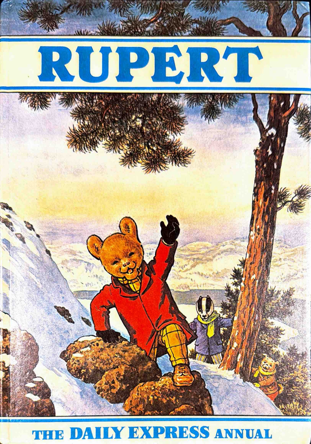 Vintage Rupert Bear Annual 1971 (Copyright 1970) Blank Box Unclipped Bestall Art