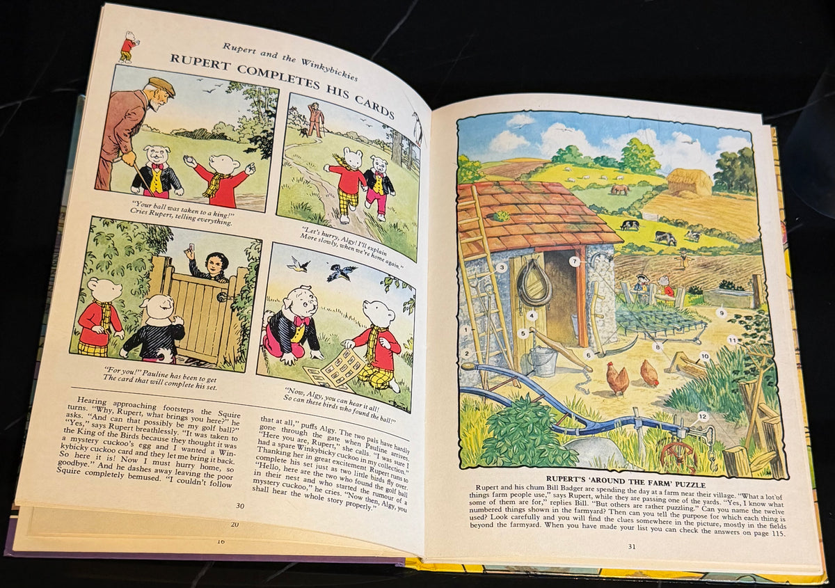The Rupert Annual 1978 Edition Vintage Daily Express Hardback "Copyright 1977"