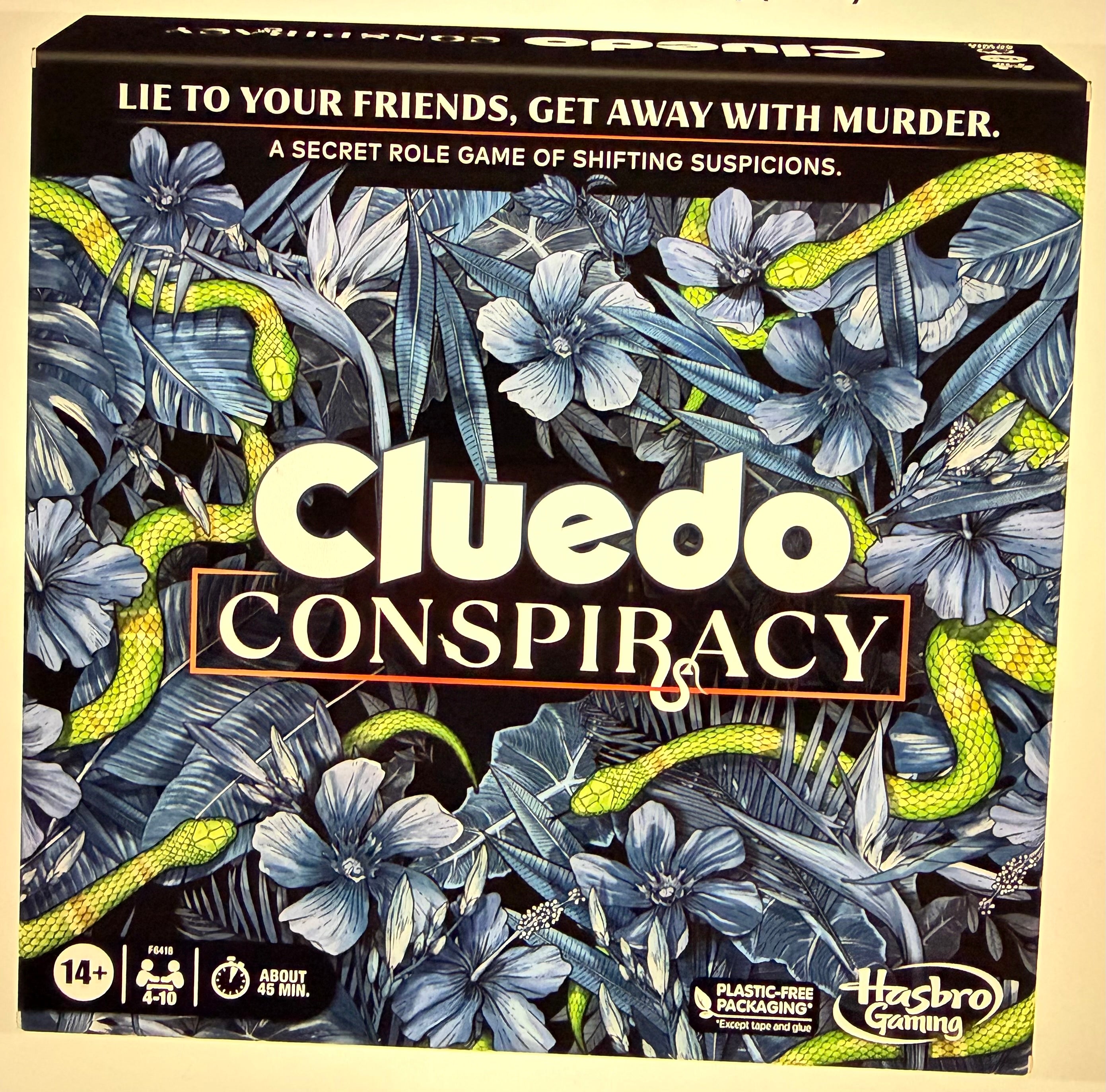 Cluedo Conspiracy — A Secret Role Game of Shifting Suspicions
