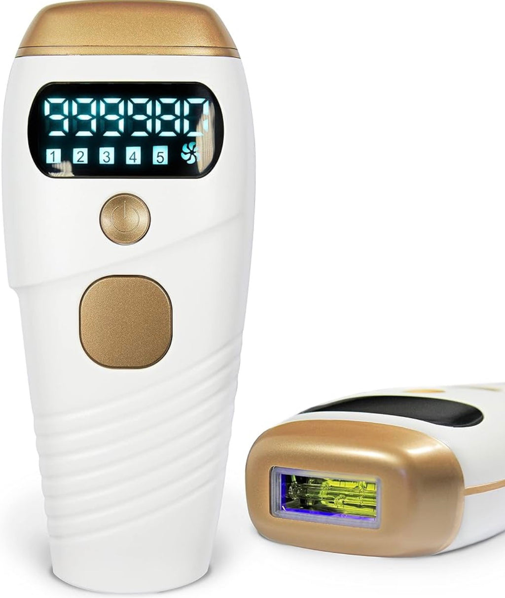 IPL Hair Removal Laser Device with Cooling — Permanent Painless Hair Remover for Women