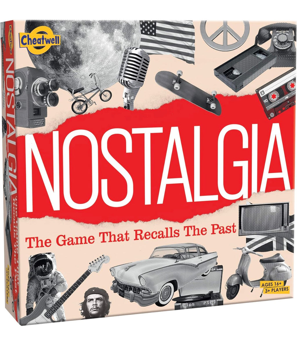Cheatwell Games Nostalgia Board Game — British Quiz Game with 1000+ Questions