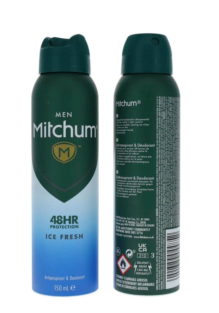 Mitchum Ice Fresh Anti-Perspirant Deodorant 6 x 150ml