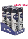 Nivea Men Anti-Perspirant Black & White Invisible Original 6 x 150ml