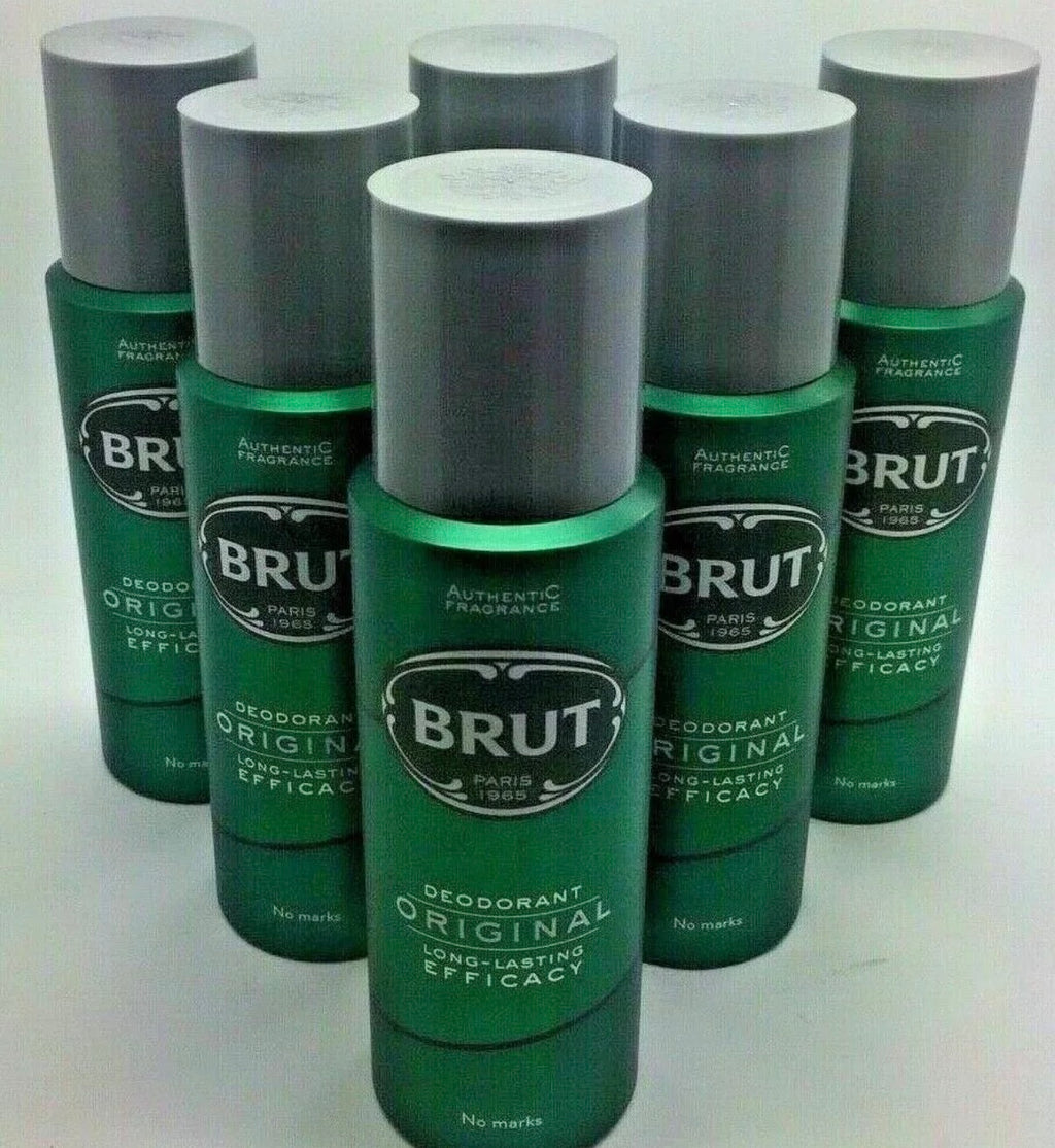 Brut Original Long Lasting Efficacy Deodorant Spray 6 x 200ml