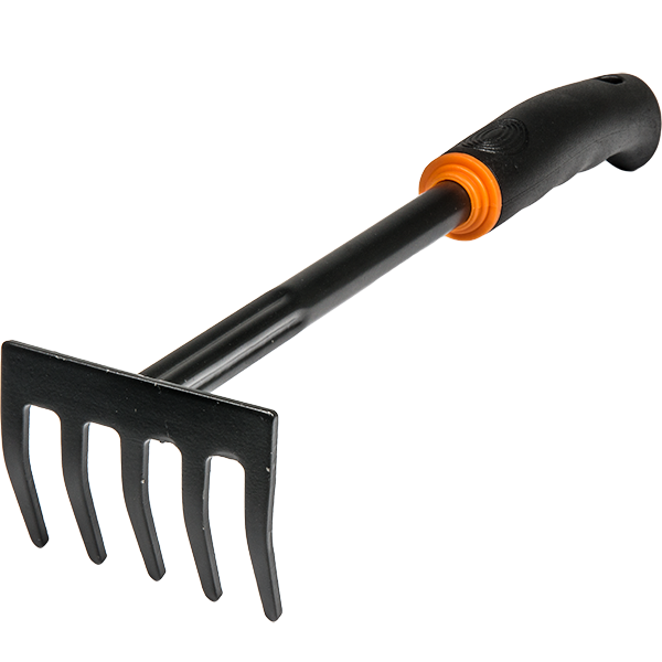 5-Teeth Rake and Digger-Hoe Garden Tool Set Landscape Fabric Garden Ground Cover