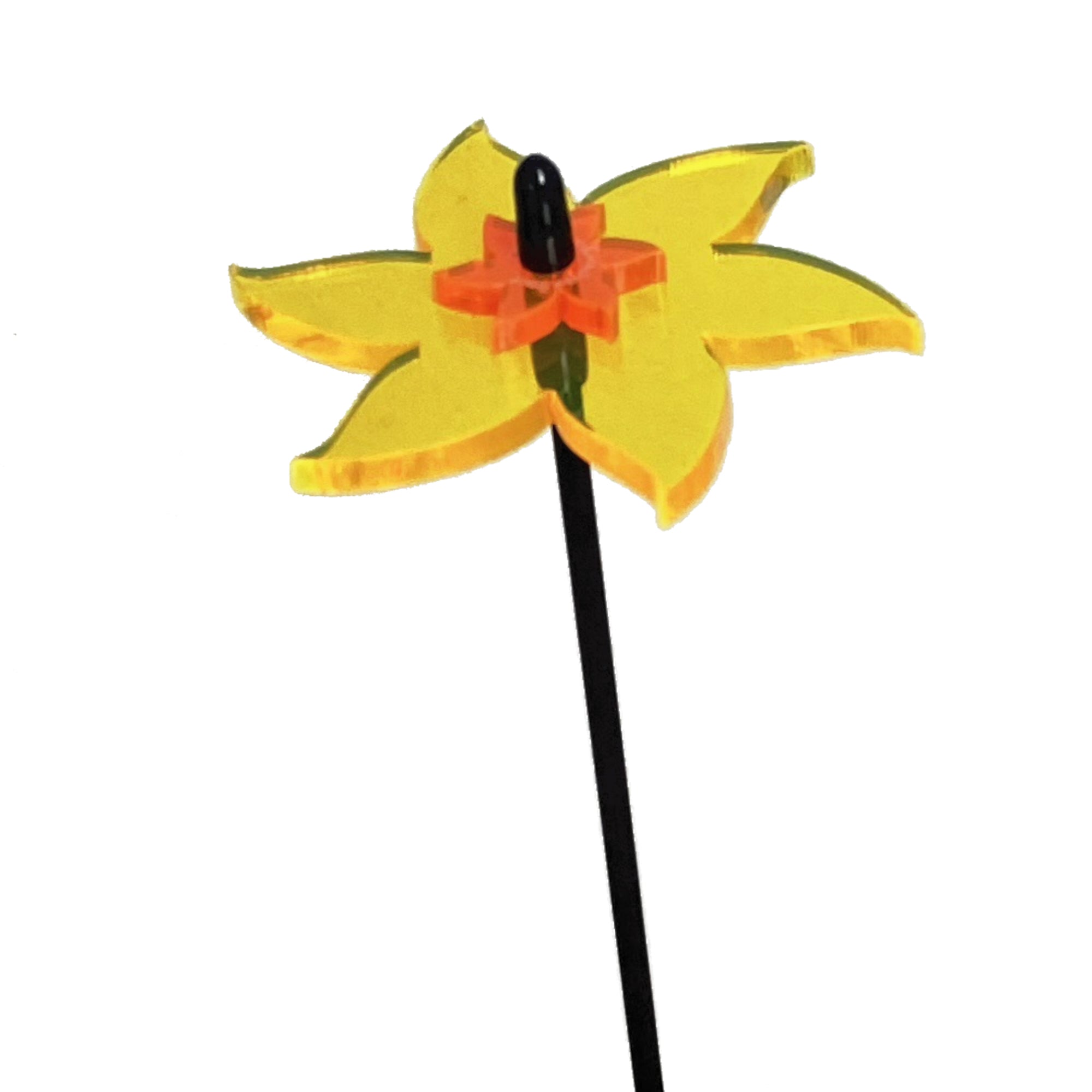 Single SunCatcher Garden Décor Stake 'Daffodil'