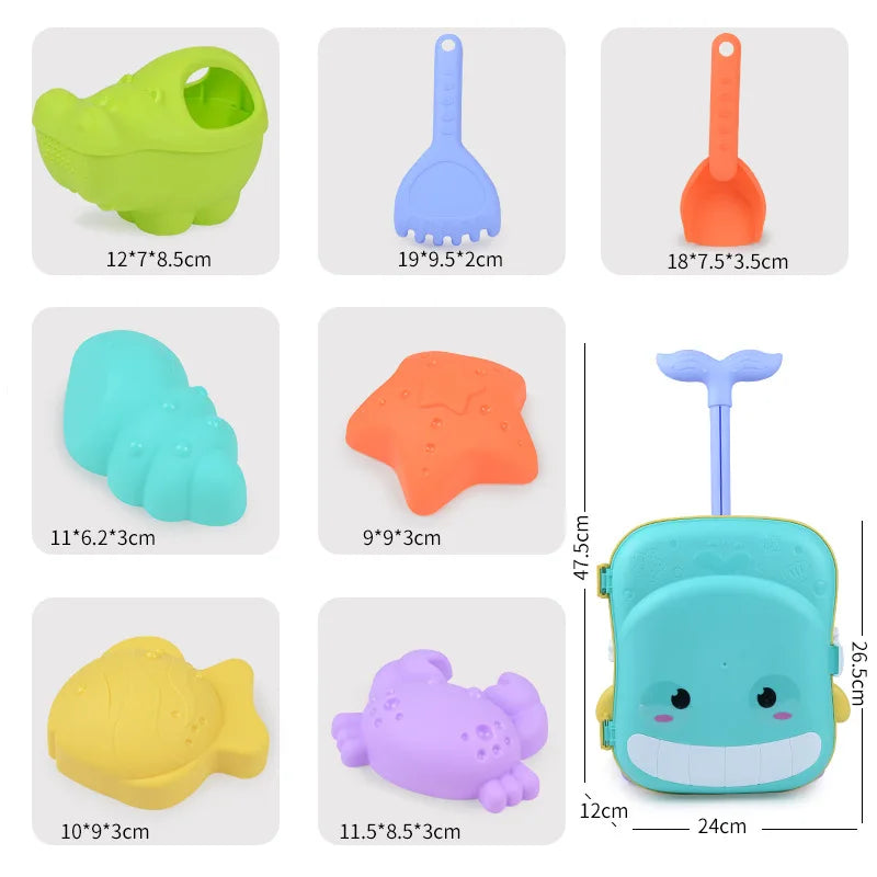 Summer Beach Sand Play Kit for Kids