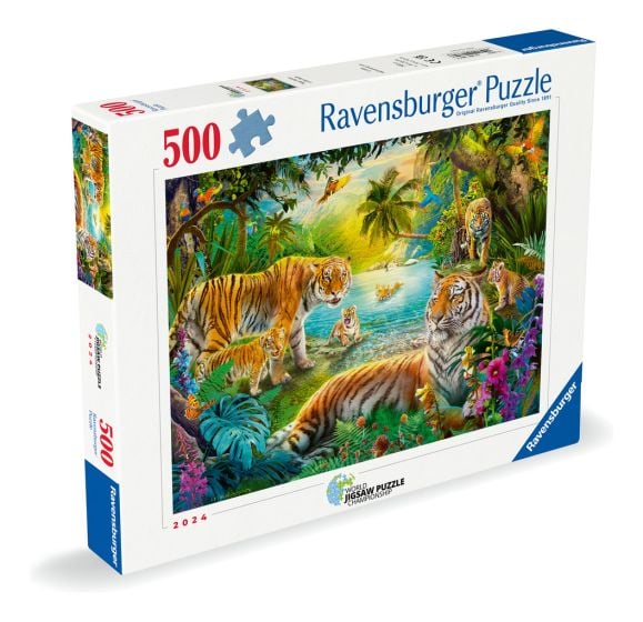 Tiger family in Oasis, 500pc