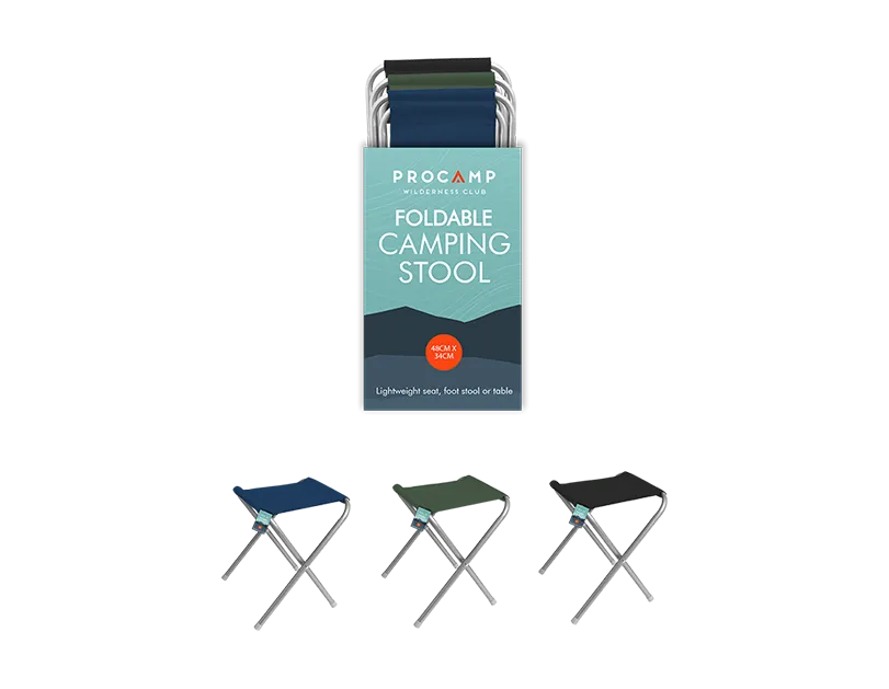 Folding Camping Stool | Lightweight & Waterproof | Procamp