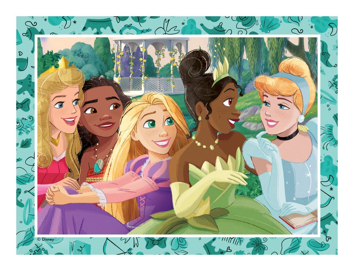 Disney Princess 4 in a Box Jigsaw Puzzle