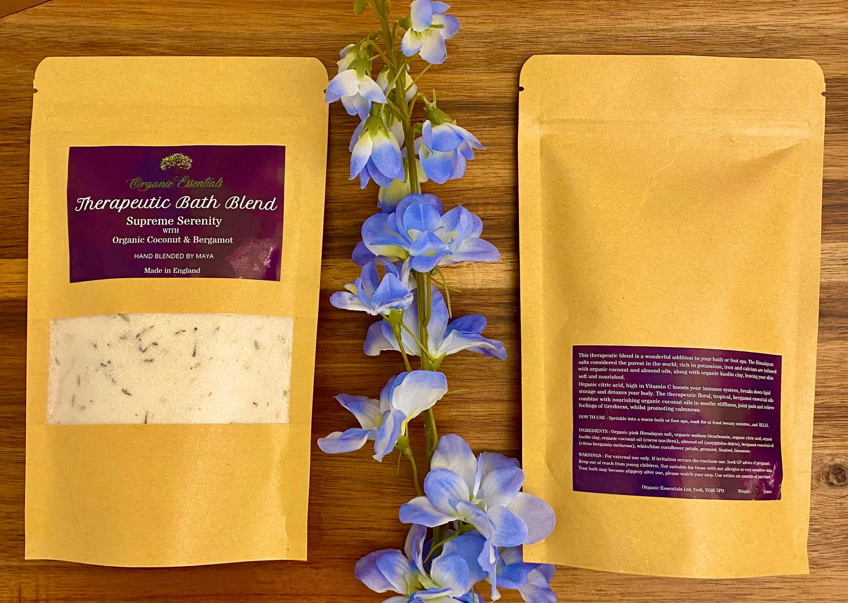 Eight 100g Luxury Natural Bath Blends in Eco-Pouch-2