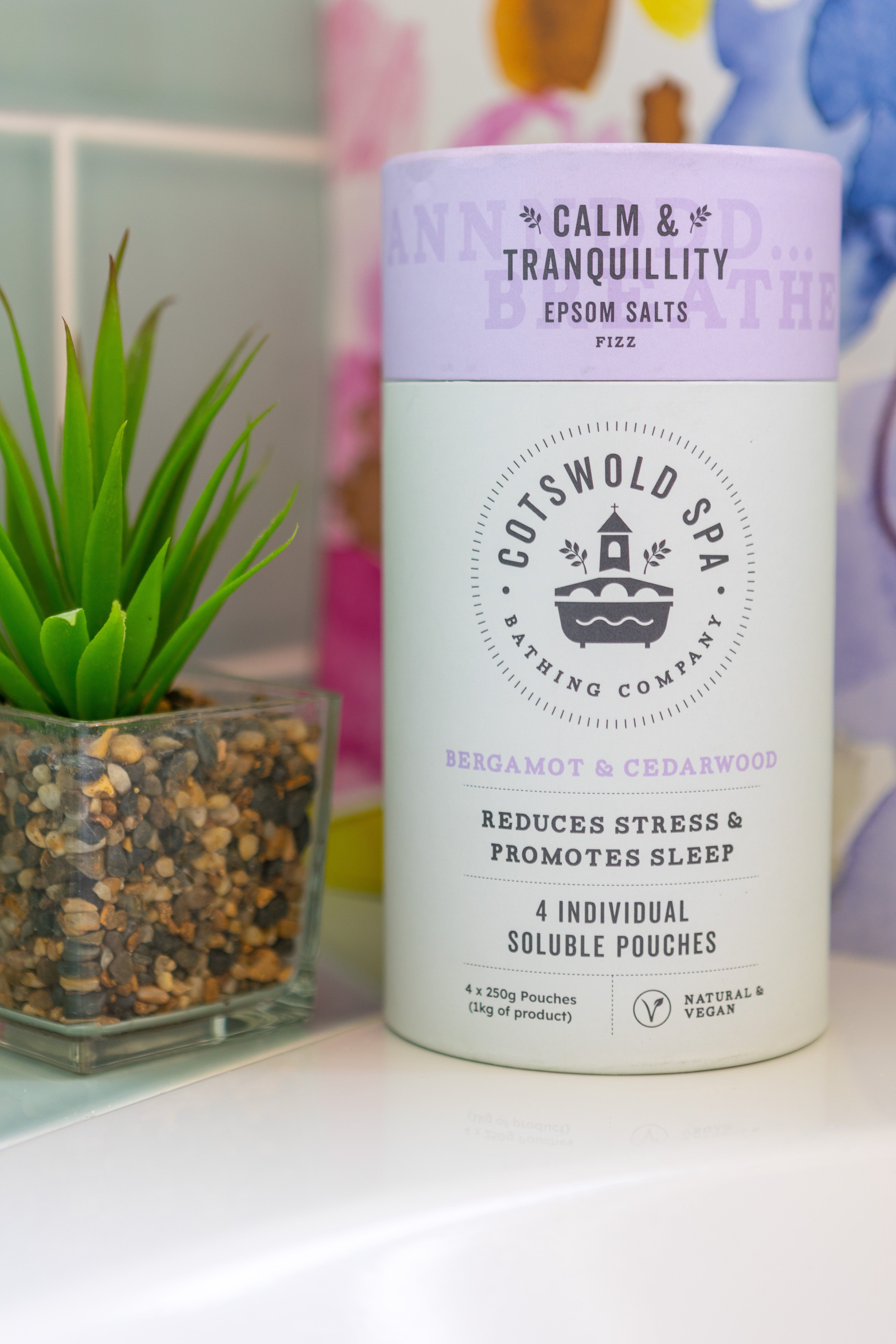 Luxury Range Calm & Tranquillity Epsom Salts with Bergamot & Cedarwood (1Kg)-0