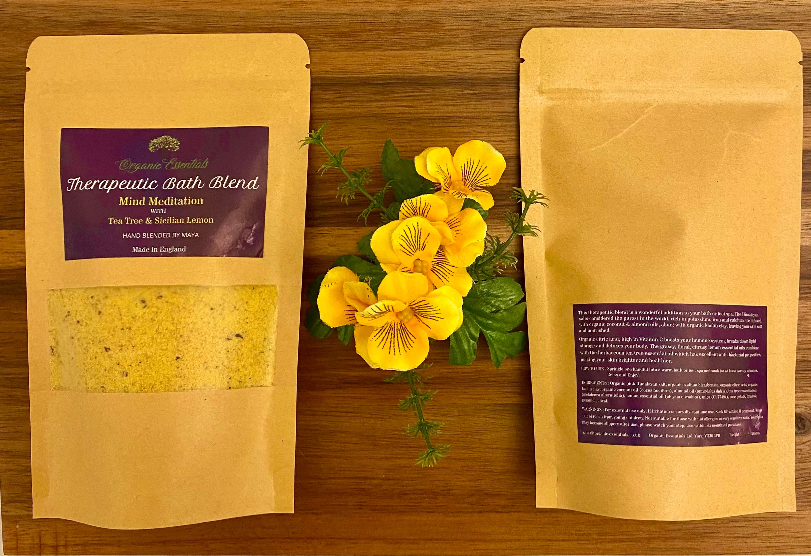 Eight 100g Luxury Natural Bath Blends in Eco-Pouch-5