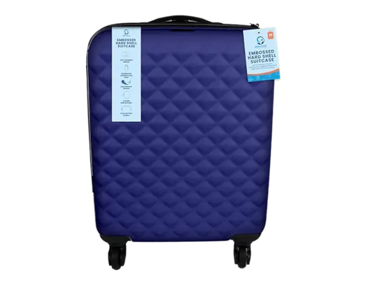 Travel 20" Embossed Hard Shell Suitcase