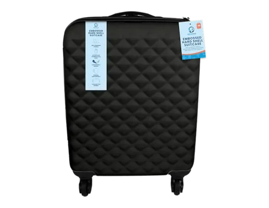 Travel 20" Embossed Hard Shell Suitcase